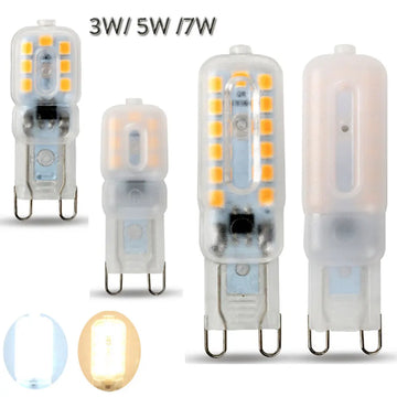 ampoule led maïs g9 blanc froid lustre salon moderne haute puissance 220v