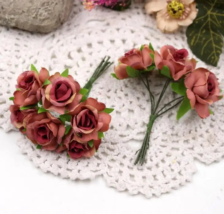 bouquets roses artificielles soie modernes intérieur mariage décoration fête valentin