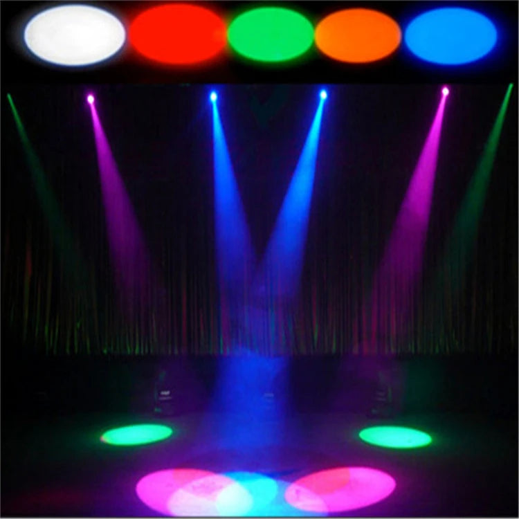 projecteurs scène led 5w noir modernes effet dj vis 220v cee flux lumineux 2492000