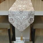 nappe table motif floral brodé chinois élégante coton durable decoration intérieure fêtes universelle