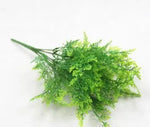 bouquet artificiel eucalyptus herbe verte mariage decoration table fleurs naturel