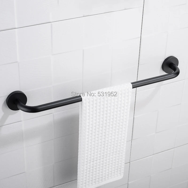porte serviettes mural acier inoxydable noir doré argenté lisse moderne vis