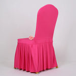 housses chaise unies classiques rouge rose jaune bleu violet elasthanne polyester mariage banquet