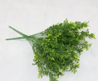 bouquet artificiel eucalyptus herbe verte mariage decoration table fleurs naturel