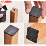 protections antidérapantes adhésives pieds meubles noir texturé quadrillage utilitaires tapis patins chaise table