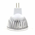 ampoule led 12v mr16 3w 4w 5w argentée grille refroidissement moderne haute puissance