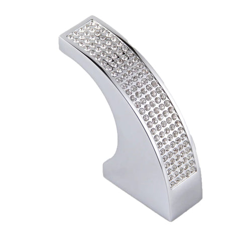 accessoires salle bain doré strass moderne porte serviettes porte verres métal chrome