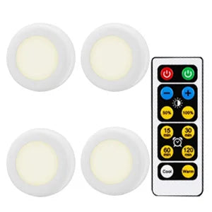 lampe led blanc moderne télécommande batterie adhésive chambre minimaliste 3500k 5500k