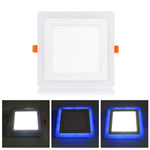 plafonnier led encastrable 6w 9w 16w 24w blanc bleu rond carré moderne