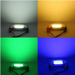 puce led cob haute puissance source lumineuse autocollante cable projecteur lampe rgb