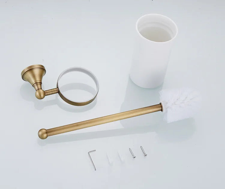 brosse wc or élégante support brillant moderne porte brosse céramique fixations