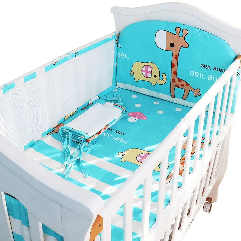 Détail des pare-chocs de protection pour lit bébé en coton 3D