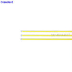ruban led jaune 400x6mm adhésif 2000 lumens 50000h blanc froid moderne 10 pièces