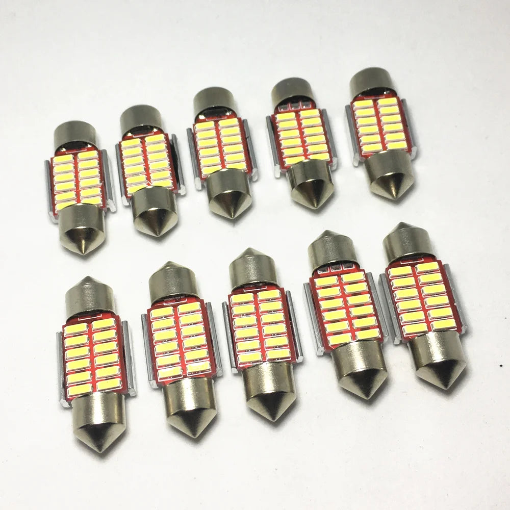 ampoules led argent rouge jaune 150lm 12v 31mm 36mm 39mm 41mm modernes grille smd