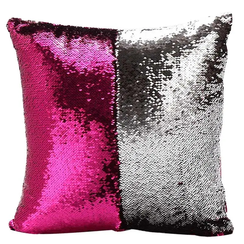 coussin moderne paillettes rose doré violet bleu noir blanc adultes lit siège