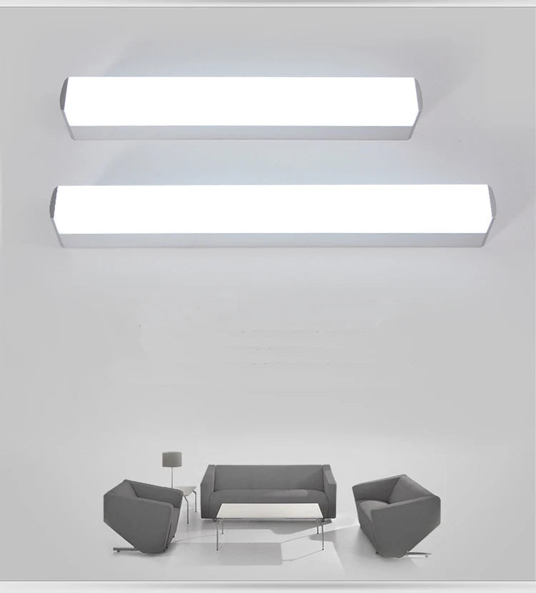 lampe led moderne mur blanc acrylique 55cm 40cm 25cm 22w 16w 12w
