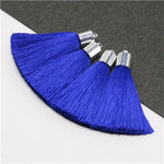 pompons soie couleur variée moderne tissu décoratif rideau vêtement artisanal diy 5cmFRINGES silk tassels
