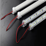 barre lumineuse led blanc moderne 12v 50cm câbles led alignées aluminium étanche 2ans garantie