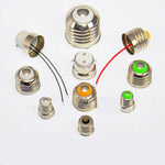 adaptateurs ampoules argenté vert modernes fixations bases lampe e14 b22 e27 e40