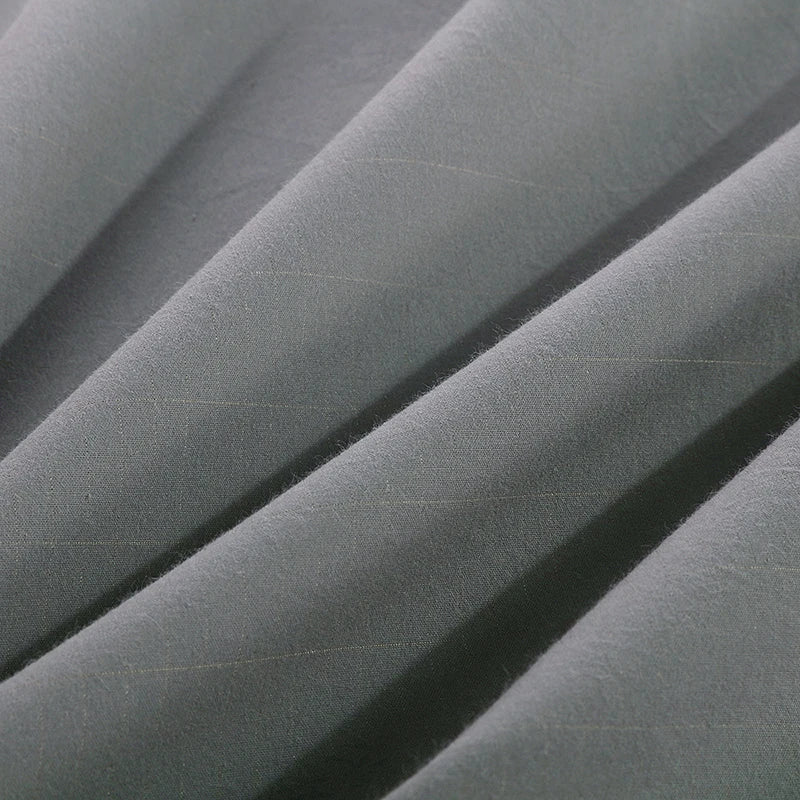 drap housse coton gris argent antimicrobien conducteur lit adulte simple moderne minimaliste