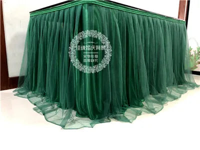 jupe table or rayées solide polyester usage unique classique opacité rouge vert bleu rose