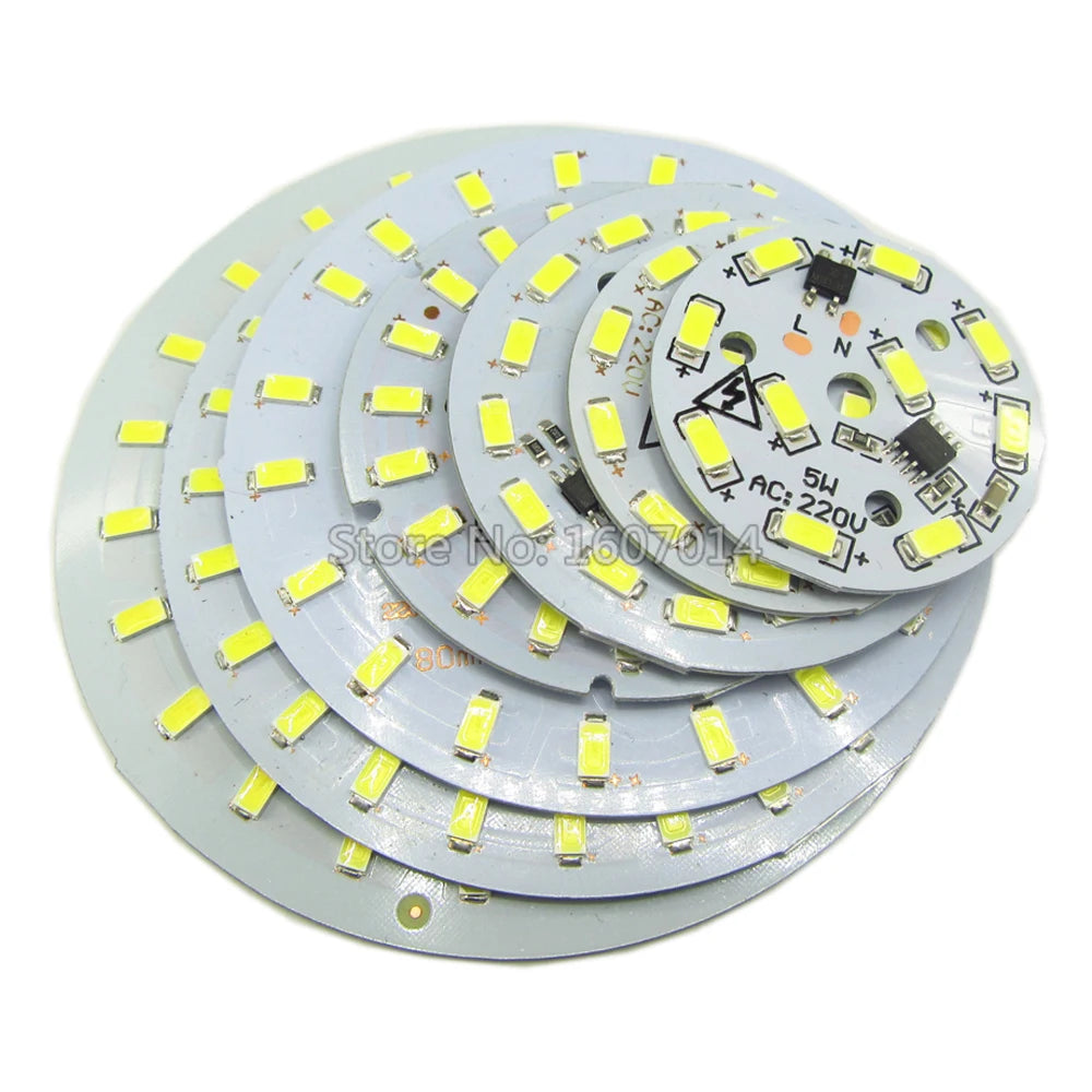 plaque led blanc circulaire diodes éclairage moderne 24w 36w 100mm 10w 56mm