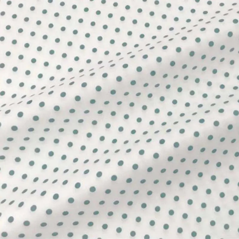 tissu coton imprimé points blancs rose bleu vert classique protection uv décoration maison patchwork