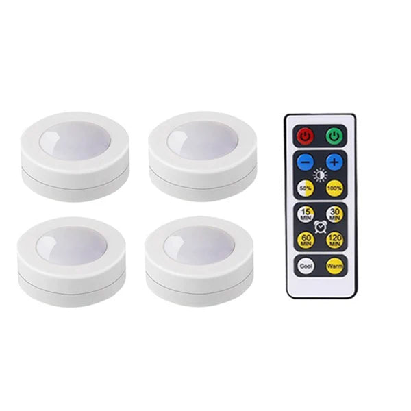 veilleuse led tactile sans fil piles adhésives moderne urgence cuisine placard chambre blanc rond