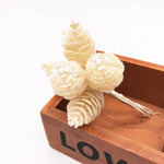 cônes pin artificiels couleurs mariage décoration intérieure festive bricolage artisanal