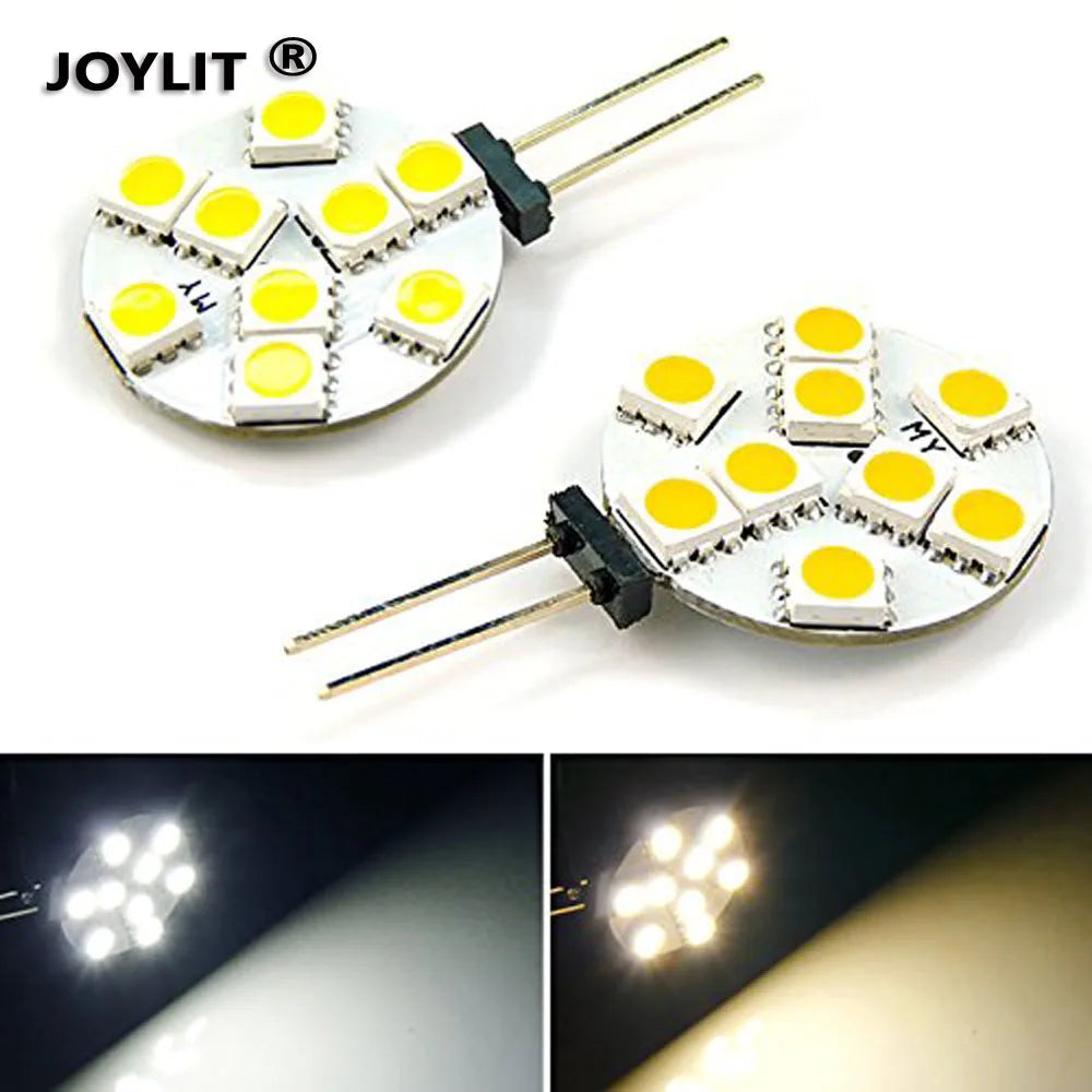 ampoules led g4 1w 2w 3w 12v blanc chaud carrés jaunes moderne 360° 50000h
