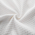 serviette micro perforée moderne blanc marron violet gris polyester respectueux environnement Jacquard