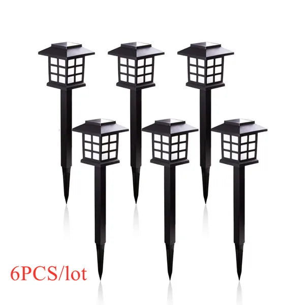 lumière solaire moderne noire carré blanc auto extérieure jardin patio pièces led