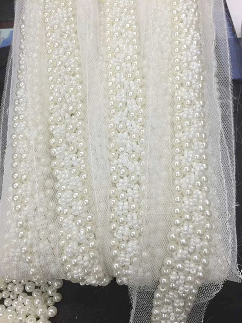 ruban decoratif blanches largeur cm tissu poly nylon elegance couture decoration