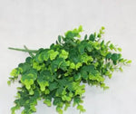 bouquet artificiel eucalyptus herbe verte mariage decoration table fleurs naturel