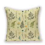 coussins décoratifs vintage fleurs simple beige vert rose bleu 45cm 45cm