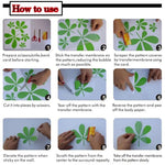 autocollant mural personnalisable pvc décoration maison bricolage diy illustration étape applicationoutil