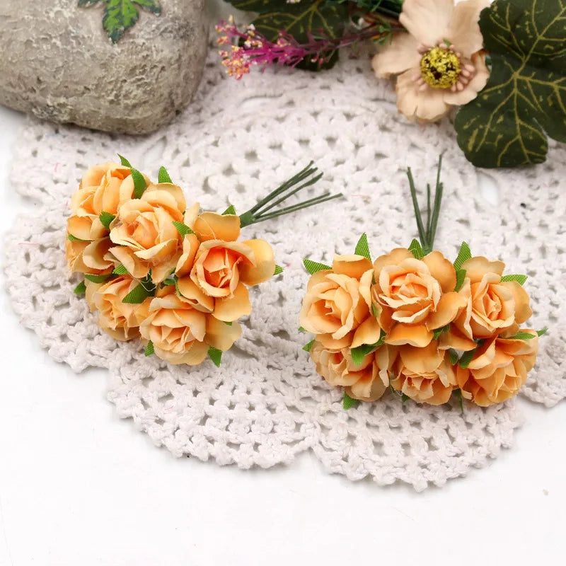 bouquets roses artificielles soie modernes intérieur mariage décoration fête valentin