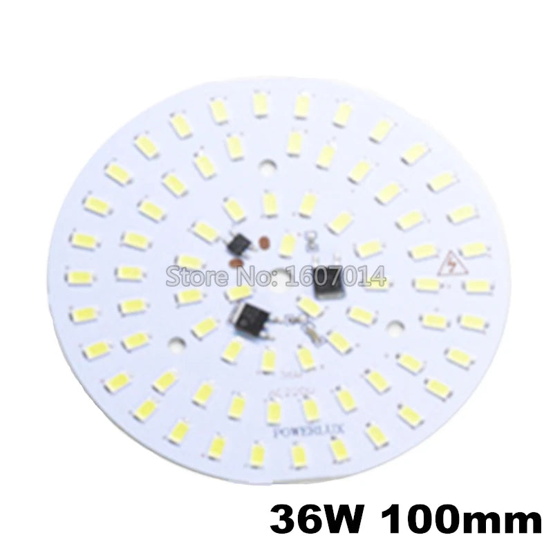plaque led blanc circulaire diodes éclairage moderne 24w 36w 100mm 10w 56mm