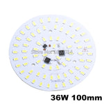 plaque led blanc circulaire diodes éclairage moderne 24w 36w 100mm 10w 56mm