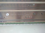 Bande led vert ligne blanche moderne connecteurs deux broches aluminium