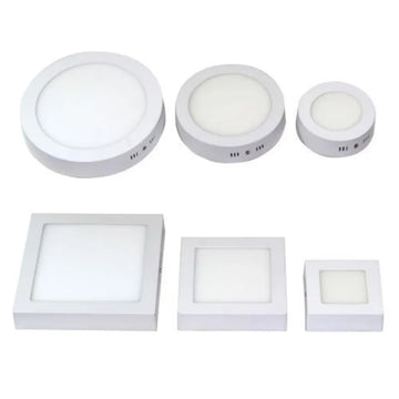 plafonnier led rond carré blanc chrome poli moderne 15w 25w 9w 6000k 4000k 3000k