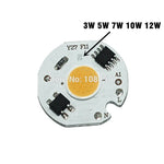 source lumineuse led 10w 12w blanc froid jaune vert rouge moderne technologique circulaire connecteurs