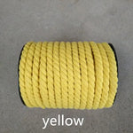 corde coton 12mm 20mètres couleurs multiples tissée durable sac vêtement textile maison