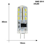 Ampoule LED G4 SMD 2835 21W blanc chaud 360° modernes 50000h