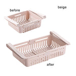 paniers rangement réfrigérateur blanc perforés moderne adhésif pratique kitchen organizer kitchen accessories