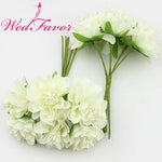 bouquets fleurs artificielles marguerites chrysanthèmes scrapbooking mariage décoration festive