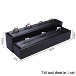 support bague noir clips moderne présentoir bijoux exposant bagues luxe affichage retail organiser vitrine