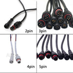 connecteurs electriques led etanches ip67 noir blanc broches adhésifs modernes