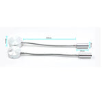 lampe flexible moderne argentée noir encastrable 3000K 6000K murale minimaliste