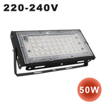 projecteur led industriel ip65 mural 50w blanc 6500k aluminium extérieur